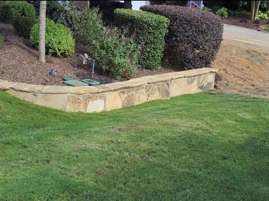 Recent landscaping project