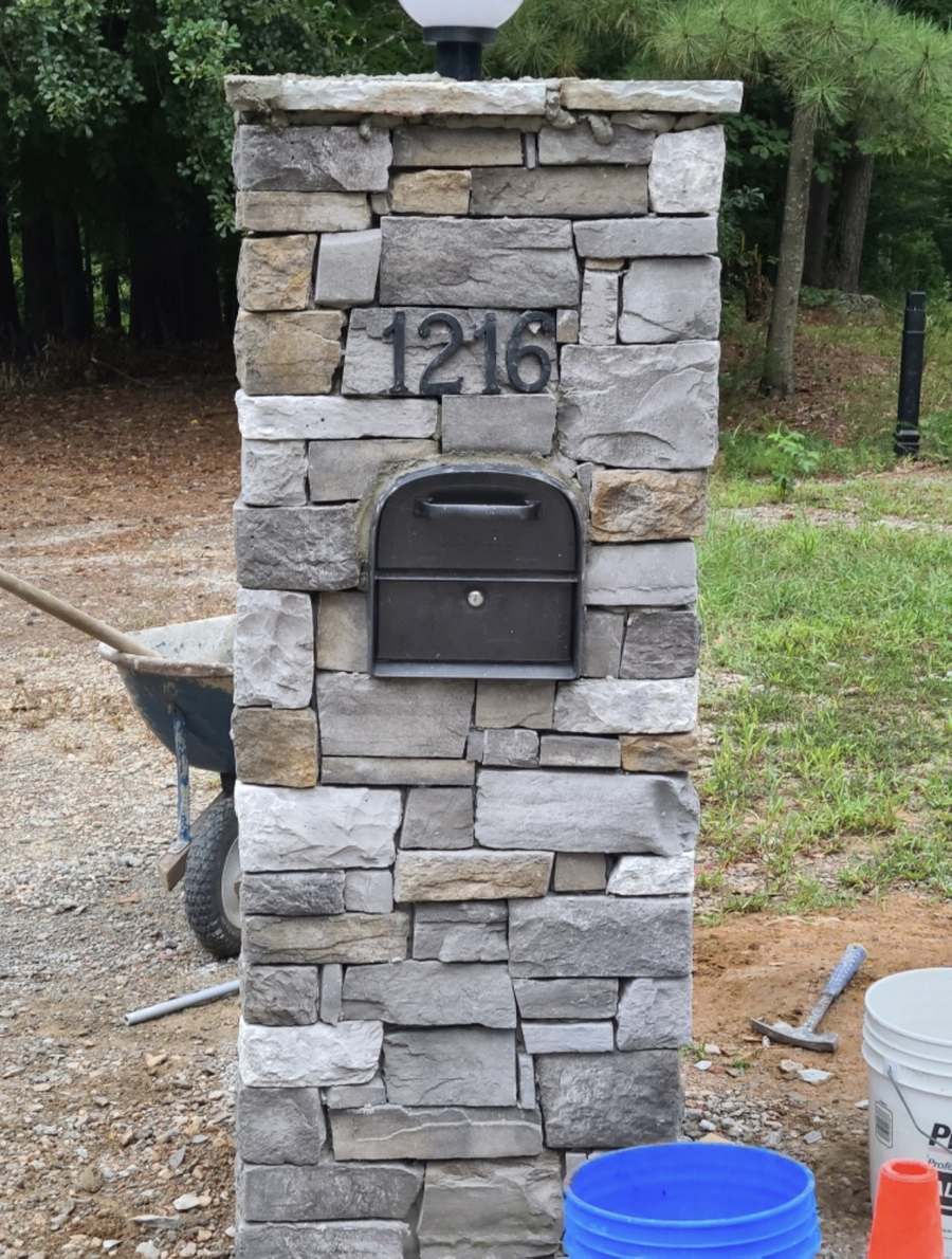 Recent landscaping project
