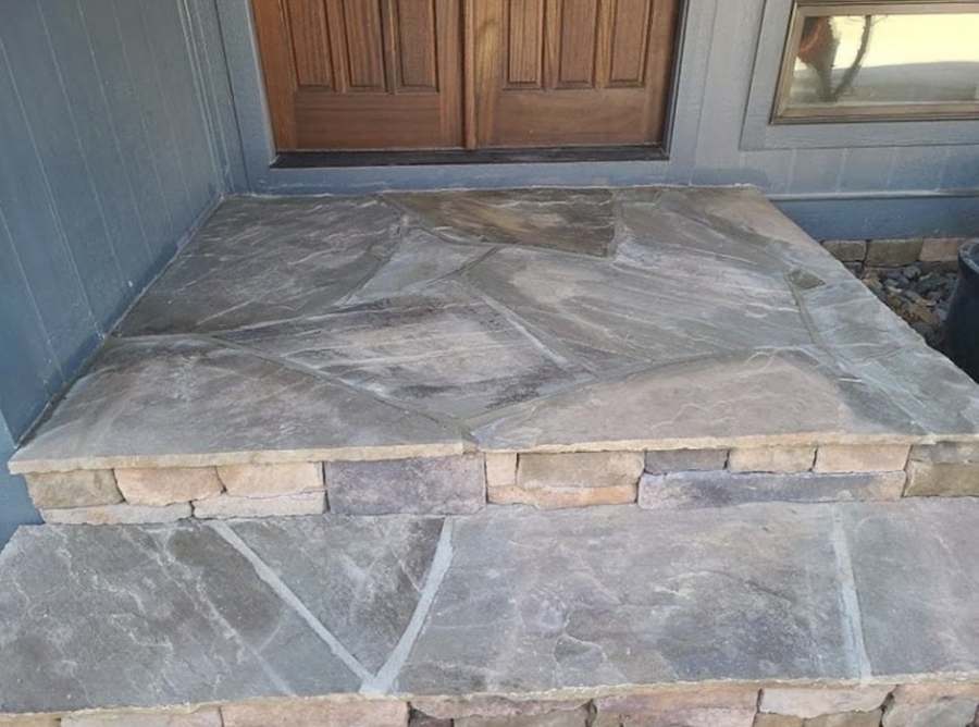 Recent landscaping project