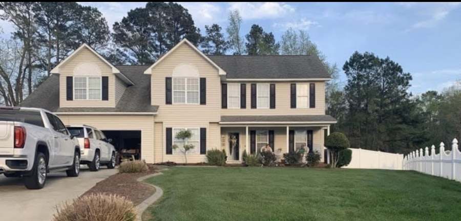 Recent landscaping project